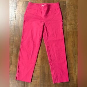 Women's Pink Capri Pull on Pants